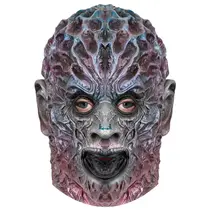 Máscara Alien Monster Creepy Horror Resin tamanho único para adultos Máscara Alien Monster Creepy Horror Resin tamanho único para adultos
