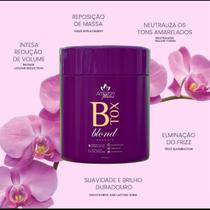 Mascara alto impacto alisamento detok amazon flowers terapia liso perfect blonde 500ml Mascara alto impacto alisamento detok amazon flowers terapia liso perfect blonde 500ml