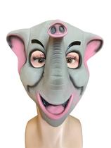 Máscara Animal Elefante de Látex - Fantasia Floc