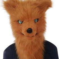 Máscara Animated Fox Moving Mouth Halloween Party Plush