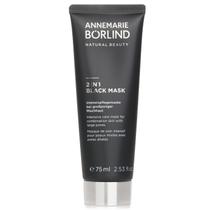 Máscara Annemarie Borlind 2 em 1 preta de cuidado intensivo 75mL Máscara Annemarie Borlind 2 em 1 preta de cuidado intensivo 75mL