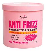 Máscara Anti Frizz - 3d Line Redutor De Volume