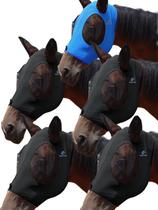 Máscara anti-moscas para cavalo, kit com 5 unidades, Mask-Tech, proteção UV, tamanho grande Máscara anti-moscas para cavalo, kit com 5 unidades, Mask-Tech, proteção UV, tamanho grande