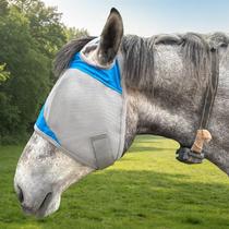 Máscara anti-moscas para cavalo KRAVEXQY pequena, respirável e com proteção UV Máscara anti-moscas para cavalo KRAVEXQY pequena, respirável e com proteção UV