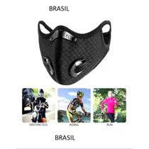 Máscara Anti Poluição Ciclismo Bike Moto Com Filtro Lavável Poeira Bicicleta Frio Rosto Anatômica Segurança Proteção Doe Máscara Anti Poluição Ciclismo Bike Moto Com Filtro Lavável Poeira Bicicleta Frio Rosto Anatômica Segurança Proteção Doe