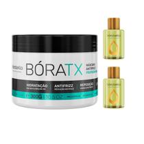 Máscara Antifrizz Borabella Bóratx BTX 300g +2 Óleos Argan