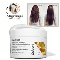 Máscara Antifrizz/Efeito Liso Cicatriliso 250g Gaboni Professional