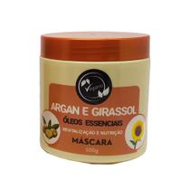 Máscara Argan e Girassol Óleos Essenciais Maycrene 500g - Nutrição Vegano