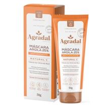 Máscara Argila 25% Antioxidante Natural C 50g - Agradal Máscara Argila 25% Antioxidante Natural C 50g - Agradal