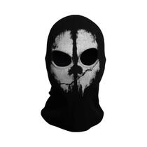 Máscara Balaclava Unissex De Halloween Com Caveira Fantasma Para Cosplay, Acessório De Festa, Filme,