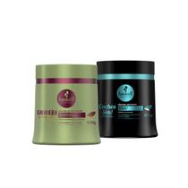 Máscara Bananeira 500g + Máscara Cachos Sim 500g Haskell Máscara Bananeira 500g + Máscara Cachos Sim 500g Haskell