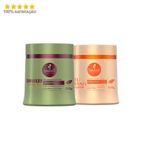Máscara Bananeira 500g + Máscara Tutano Força e Nutrição 500g Haskell