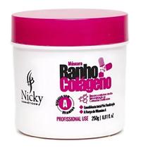 Máscara Banho de Colageno 250g Linha Home Care Nicky