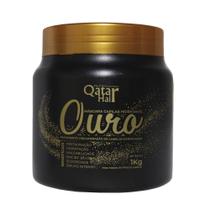 Máscara Banho De Ouro 6 Benefícios Qatar Hair Original 1Kg