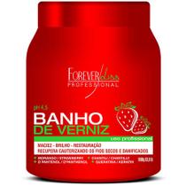 Máscara Banho de Verniz Morango Hidratação Forever Liss