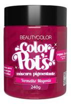 Máscara Beautycolor Color Pots Vermelho Magenta 240g Máscara Beautycolor Color Pots Vermelho Magenta 240g