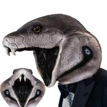 Máscara BEESUM 2023 Scary King Cobra Head Latex para Halloween