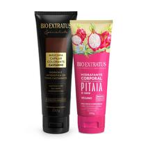 Máscara Bio Extratus Colorante Castanho 250g + Hidratante Corpo Pitaia 200g Máscara Bio Extratus Colorante Castanho 250g + Hidratante Corpo Pitaia 200g