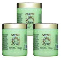 Mascara Boneca Luxo Coiffer 500g cuida couro capilar 3 Itens