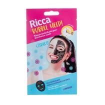 Máscara Borbulhante para Desintoxicar Ricca Bubble Help com 1 Unidade