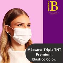 MASCARA BRANCA DESCARTAVEL DESTAK C/ ELAST BRANCO C/ 50 Unid