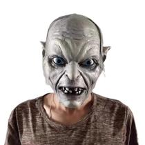 Máscara Branca Gollum O Senhor dos Anéis Halloween Latex