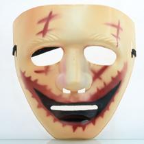 Máscara Branca Sem Face Fantasia Halloween Festa - Trends
