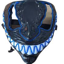 Máscara brilhante Halloween Venoms Máscara brilhante El Glowing Line M