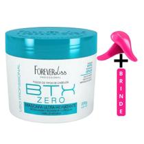 Máscara BTX Volume Zero Forever Liss 250g + escova desembaraçadora