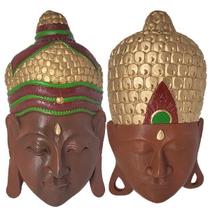 Máscara Cabeça Hindu Casal 17009
