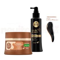 Máscara Cabelo Doce de Leite Haskell + Tônico Cavalo +Escova Máscara Cabelo Doce de Leite Haskell + Tônico Cavalo +Escova