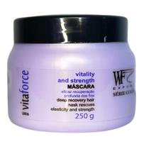 Mascara Cabelos com Queda Fragilizados Quebradiços Danificados Pós Progressivas WF Vitaforce 250g