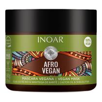 Máscara Cachos Hidratante Vegano Inoar Afro Vegan 500g