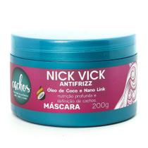 Máscara Cachos Nick Vick Antifrizz 200g Cabelos Cacheados