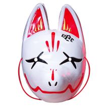 Máscara Candy Fox Inari para cosplay, festas e eventos temáticos