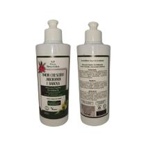 Máscara Capilar Amor Crescido, Jaborandi e Babosa - Para cabelos com química regenera os fios -390ml
