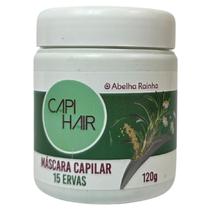 Máscara Capilar Antiqueda 15 Ervas Capi Hair Abelha Rainha 120g Máscara Capilar Antiqueda 15 Ervas Capi Hair Abelha Rainha 120g