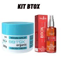 Mascara Capilar Bbtox Liso Extremo Hidratante Naxos 300g + Oleo Reparador de Pontas Btox 50ml Mascara Capilar Bbtox Liso Extremo Hidratante Naxos 300g + Oleo Reparador de Pontas Btox 50ml