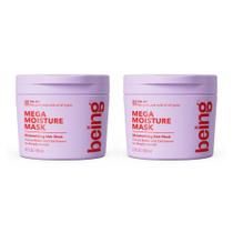 Máscara Capilar BEING INC Mega Moisture 354 ml, pacote com 2
