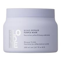Máscara Capilar BlondMe Bond Repair Roxa 200 ml para Cabelos Loiros