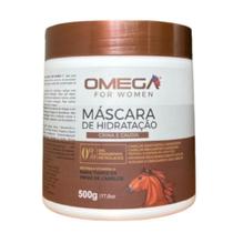 Mascara Capilar Crina E Cauda 500g OmegaHair - OMEGA HAIR