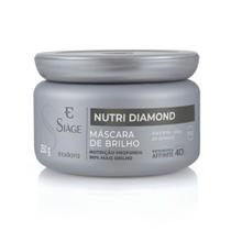 Máscara Capilar de Brilho Siàge Nutri Diamond 250g - Abelha Rainha