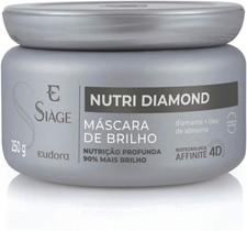 Máscara Capilar de Brilho Siàge Nutri Diamond Eudora - 250g