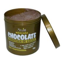 Mascara Capilar de Hidratação para Cabelos Manteiga de Cacau 3d Line 1kg Mascara Capilar de Hidratação para Cabelos Manteiga de Cacau 3d Line 1kg