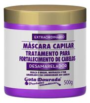 Máscara Capilar Desamarelador 500g Gota Dourada