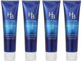Máscara capilar Hair Biology Deep Hydration 150ml, pacote com 4
