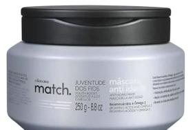 Máscara Capilar Match Juventude Dos Fios Mascara Anti Idade 250g Oboticário Máscara Capilar Match Juventude Dos Fios Mascara Anti Idade 250g Oboticário
