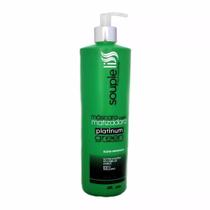 Máscara Capilar Matizadora Platinum Green 1L Souple Liss