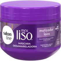 Máscara Capilar Matizadora Salon Line Meu Liso Loiro Matizado 300g