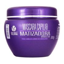 Máscara Capilar Matizadora Violeta para Cabelos Loiros ou Grisalhos 300g - Sillage